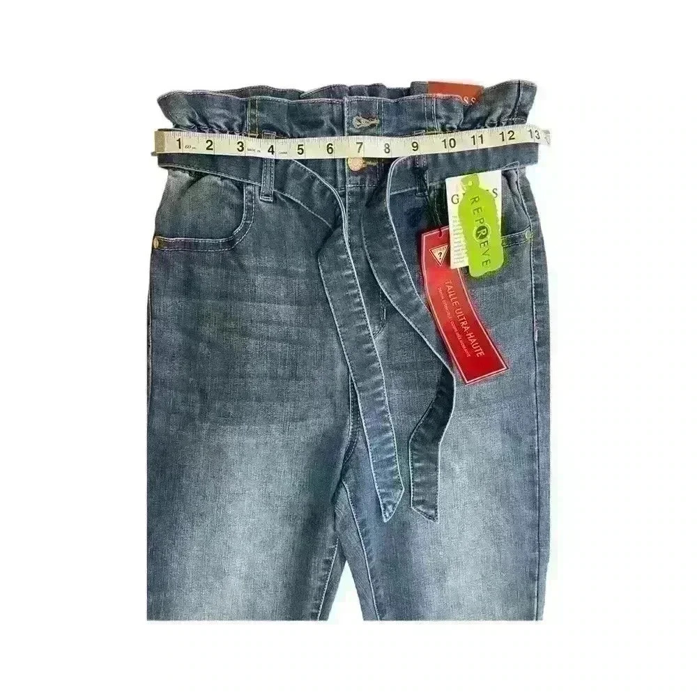 Guess Jeans Women's High Rice Stretch Denim Skinny Fit Dark Wash Size 25 Outdoor - Picture 5 of 12